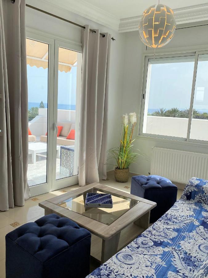 Roof Top Pied Dans L'Eau Panoramic View, 80 Meters From Seaside Hammamet Buitenkant foto